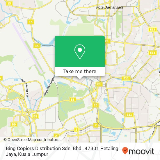 Peta Bing Copiers Distribution Sdn. Bhd., 47301 Petaling Jaya