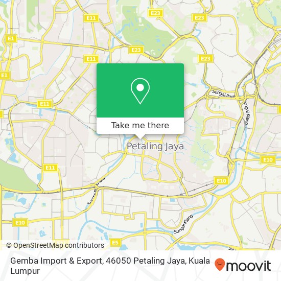 Gemba Import & Export, 46050 Petaling Jaya map