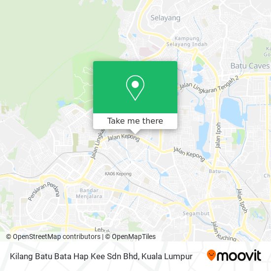Kilang Batu Bata Hap Kee Sdn Bhd map