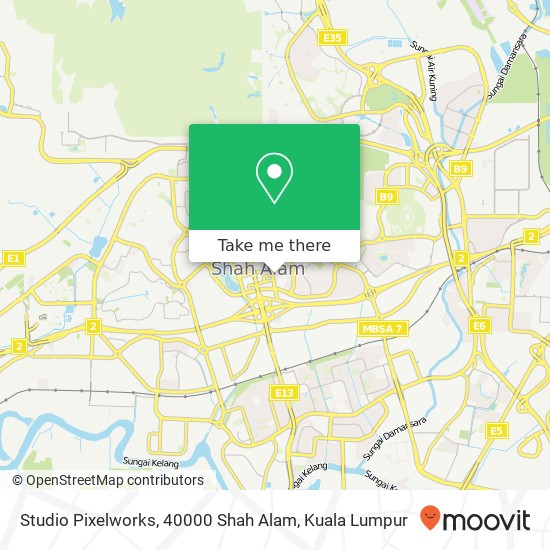 Peta Studio Pixelworks, 40000 Shah Alam
