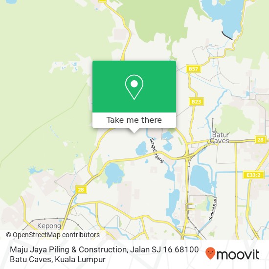 Maju Jaya Piling & Construction, Jalan SJ 16 68100 Batu Caves map