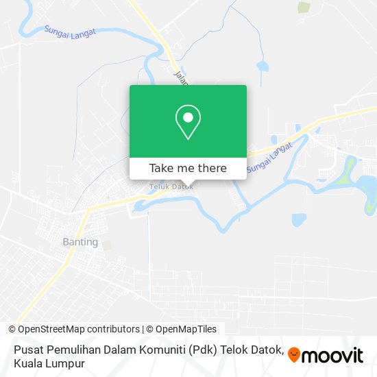 Peta Pusat Pemulihan Dalam Komuniti (Pdk) Telok Datok