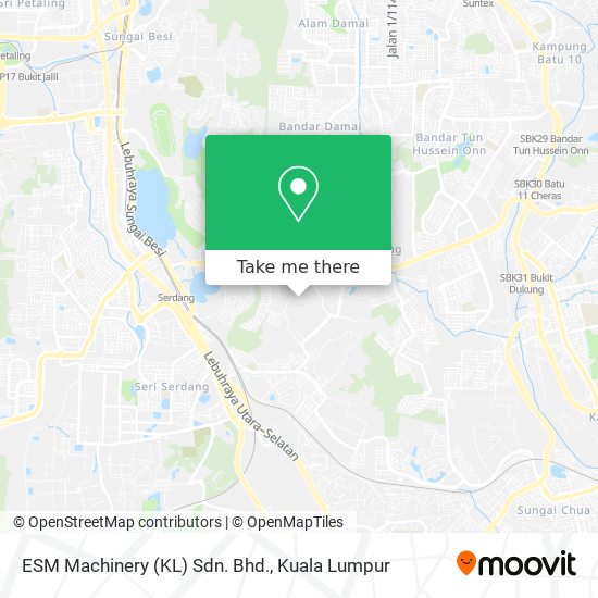ESM Machinery (KL) Sdn. Bhd. map
