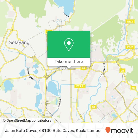 Jalan Batu Caves, 68100 Batu Caves map