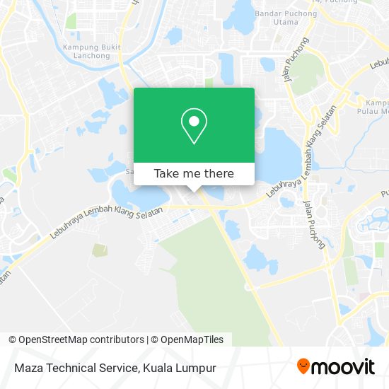 Maza Technical Service map