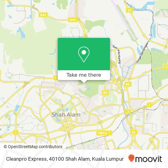 Cleanpro Express, 40100 Shah Alam map