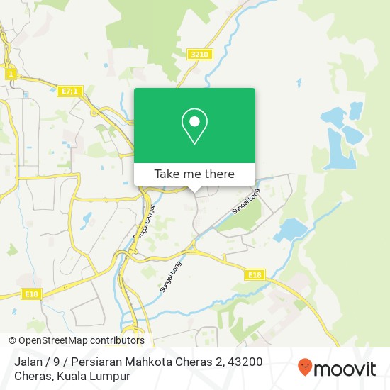 Jalan / 9 / Persiaran Mahkota Cheras 2, 43200 Cheras map