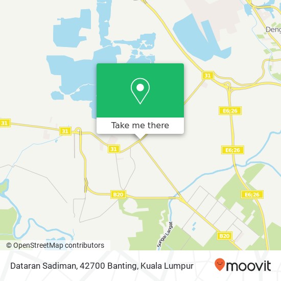 Peta Dataran Sadiman, 42700 Banting