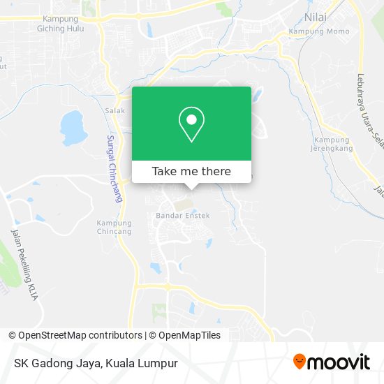 SK Gadong Jaya map