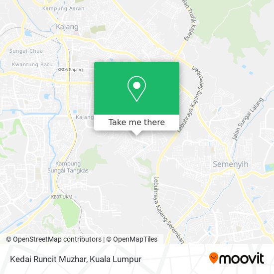 Peta Kedai Runcit Muzhar