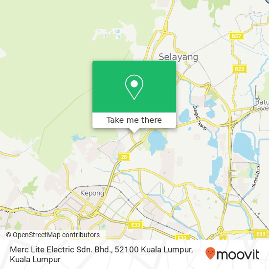 Merc Lite Electric Sdn. Bhd., 52100 Kuala Lumpur map