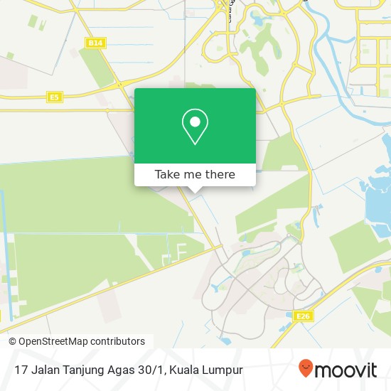 Peta 17 Jalan Tanjung Agas 30 / 1, 42450 Shah Alam