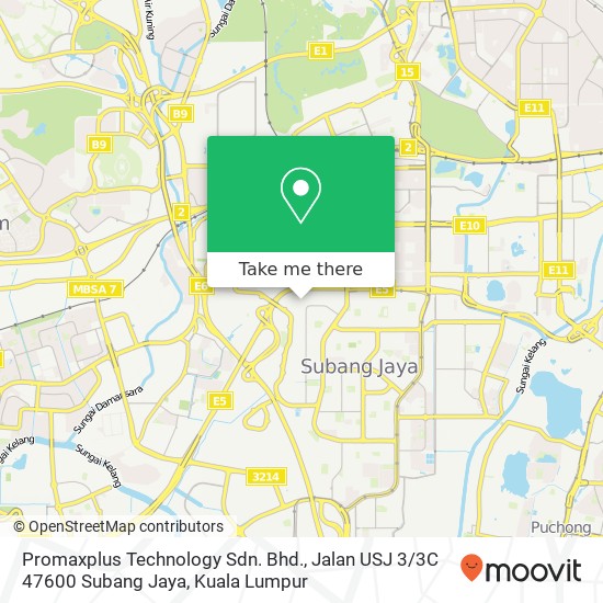 Peta Promaxplus Technology Sdn. Bhd., Jalan USJ 3 / 3C 47600 Subang Jaya
