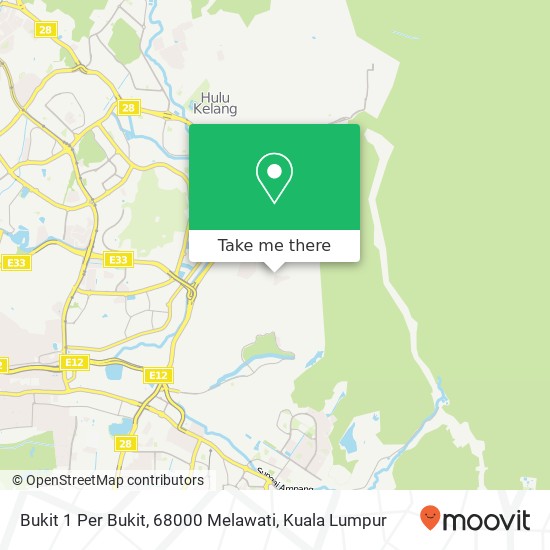 Bukit 1 Per Bukit, 68000 Melawati map