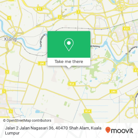 Jalan 2 Jalan Nagasari 36, 40470 Shah Alam map