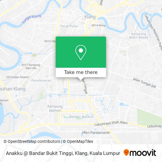 Anakku @ Bandar Bukit Tinggi, Klang map