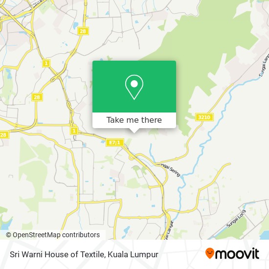 Sri Warni House of Textile map