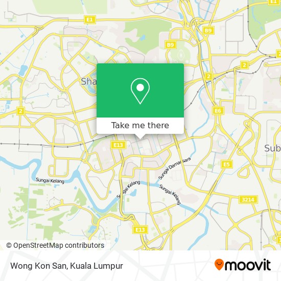 Wong Kon San map