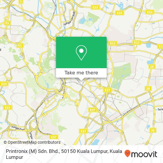 Printronix (M) Sdn. Bhd., 50150 Kuala Lumpur map