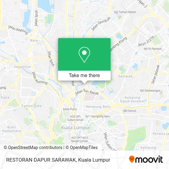 RESTORAN DAPUR SARAWAK map
