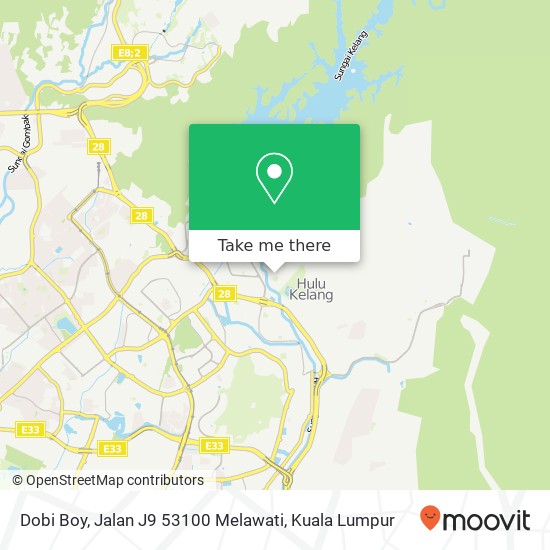 Dobi Boy, Jalan J9 53100 Melawati map