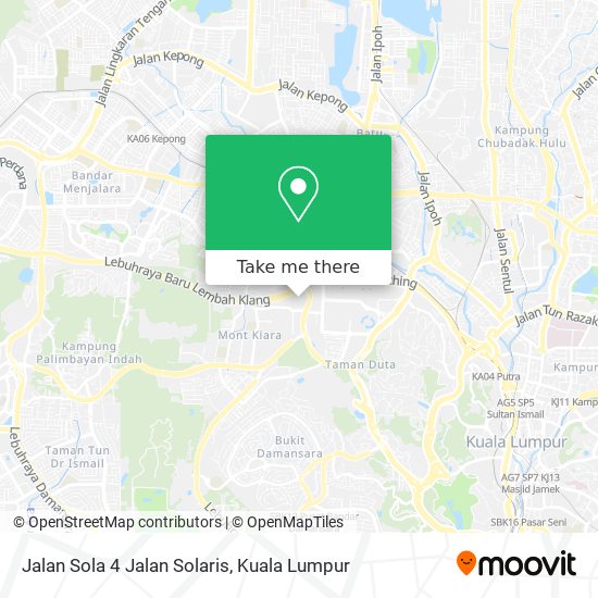 Jalan Sola 4 Jalan Solaris map