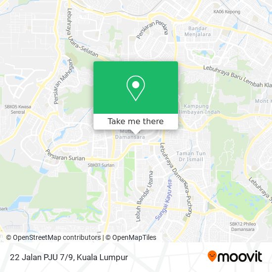 22 Jalan PJU 7/9 map