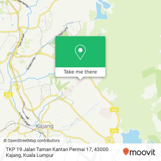 TKP 19 Jalan Taman Kantan Permai 17, 43000 Kajang map