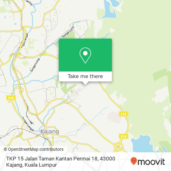 TKP 15 Jalan Taman Kantan Permai 18, 43000 Kajang map