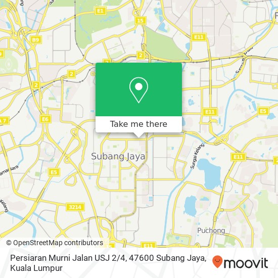 Persiaran Murni Jalan USJ 2 / 4, 47600 Subang Jaya map