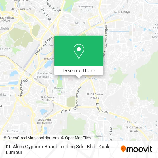 KL Alum Gypsum Board Trading Sdn. Bhd. map