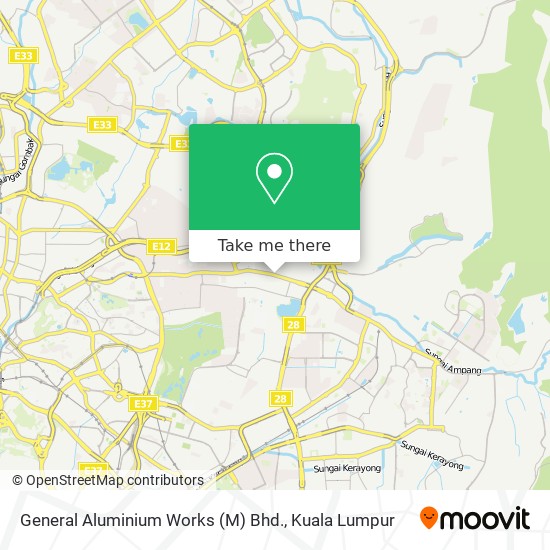 General Aluminium Works (M) Bhd. map