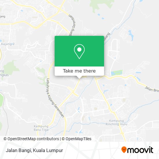 Jalan Bangi map