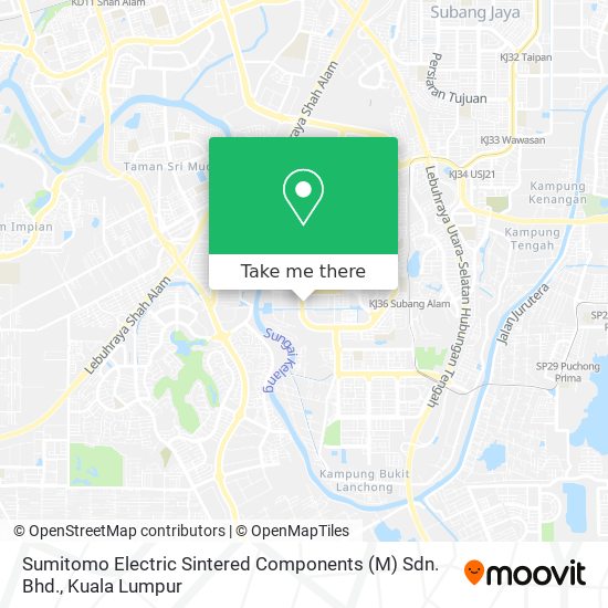 Sumitomo Electric Sintered Components (M) Sdn. Bhd. map