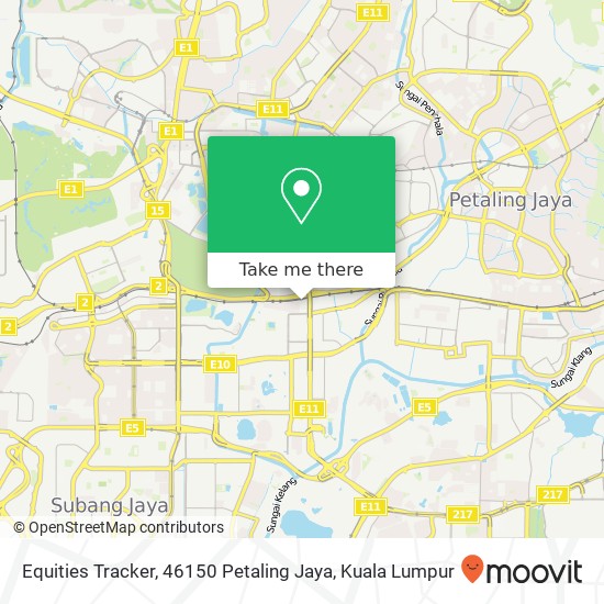 Equities Tracker, 46150 Petaling Jaya map