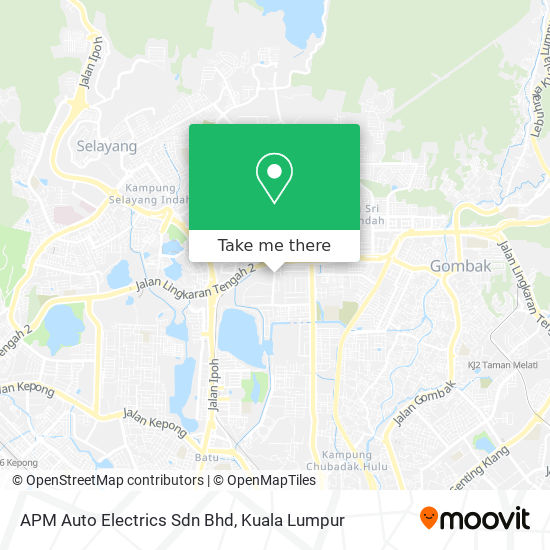 Peta APM Auto Electrics Sdn Bhd
