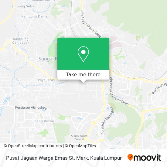 Pusat Jagaan Warga Emas St. Mark map