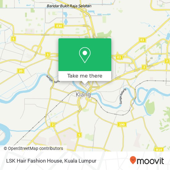 LSK Hair Fashion House map