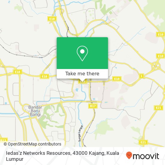 Iedas'z Networks Resources, 43000 Kajang map