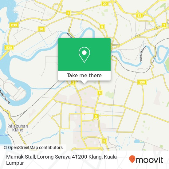 Mamak Stall, Lorong Seraya 41200 Klang map