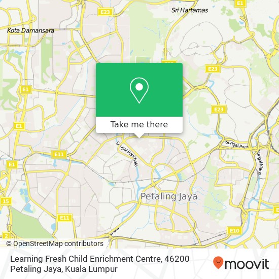 Learning Fresh Child Enrichment Centre, 46200 Petaling Jaya map