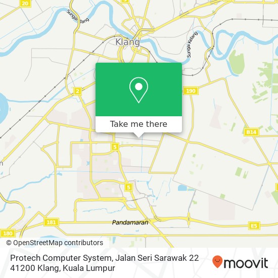 Protech Computer System, Jalan Seri Sarawak 22 41200 Klang map