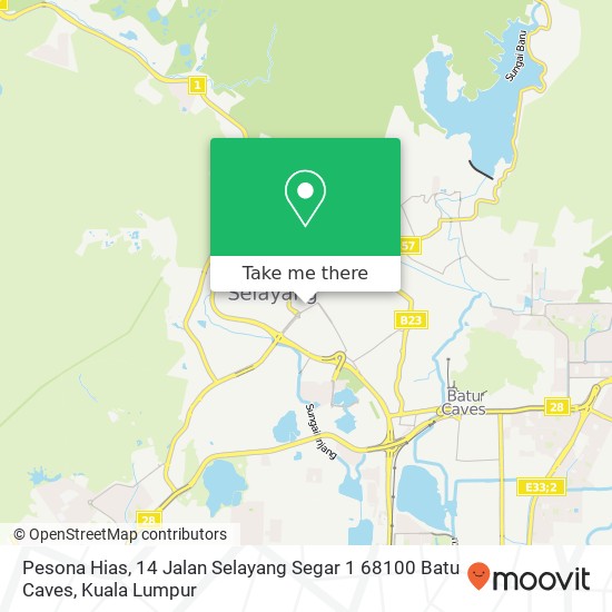 Pesona Hias, 14 Jalan Selayang Segar 1 68100 Batu Caves map