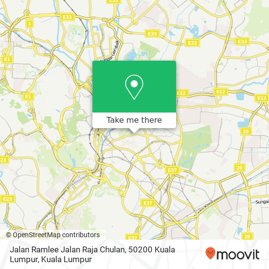 Jalan Ramlee Jalan Raja Chulan, 50200 Kuala Lumpur map