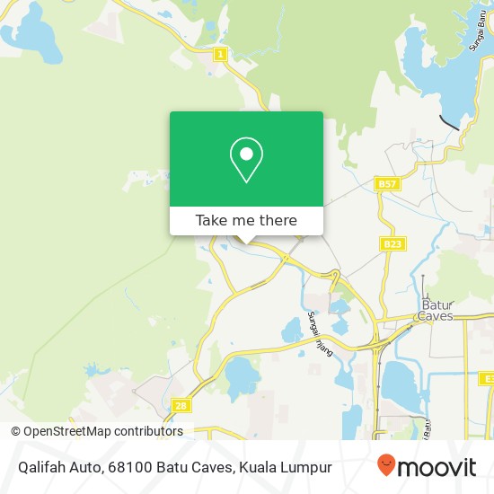 Qalifah Auto, 68100 Batu Caves map