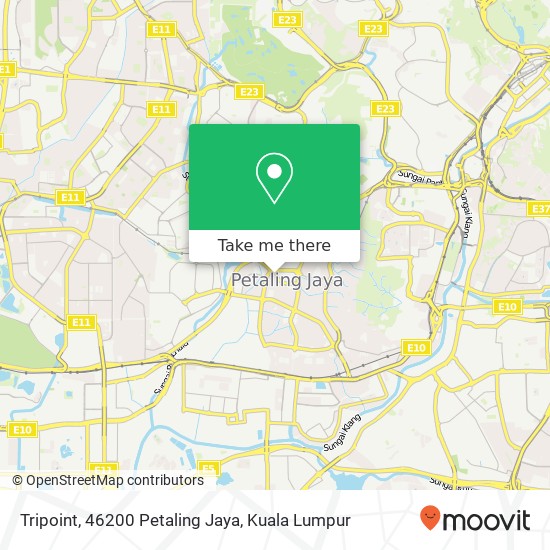 Tripoint, 46200 Petaling Jaya map