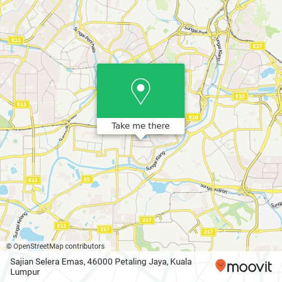 Sajian Selera Emas, 46000 Petaling Jaya map