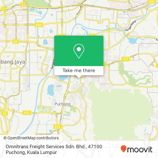 Peta Omnitrans Freight Services Sdn. Bhd., 47100 Puchong