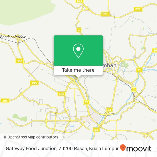 Gateway Food Junction, 70200 Rasah map