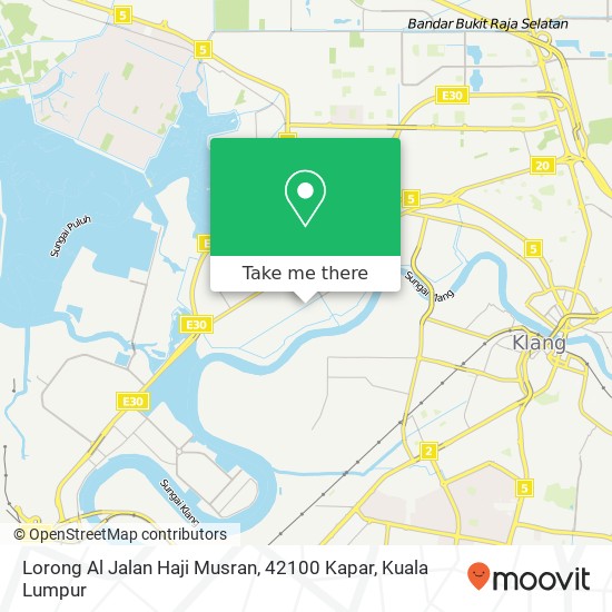 Lorong Al Jalan Haji Musran, 42100 Kapar map